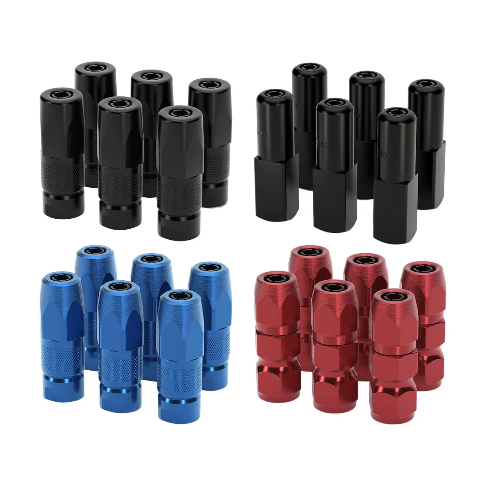 

6x Heavy Duty Fittings Coupler Fitting Tip for Automotive