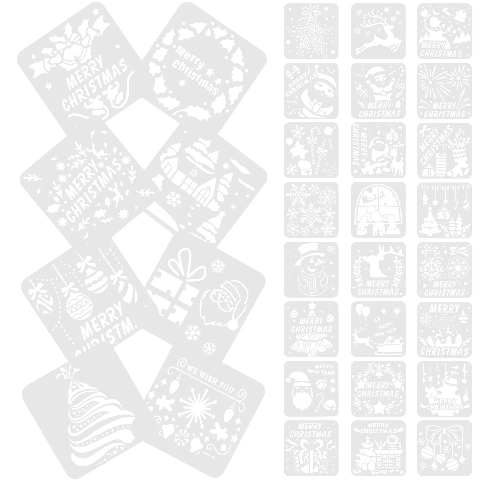 

32 шт., декоративные трафареты для творчества