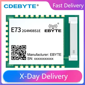 NRF52833 2,4 ГГц радиочастотный модуль BLE 5,1 сетчатая нить ZigBee 8 дБм CDEBYTE E73-2G4M08S1E беспроводной приемник для UAV Smart Home