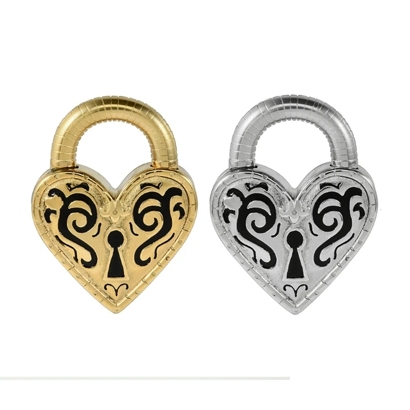 Современные серьги-каффы в форме сердца с магнитным замком стильное украшение