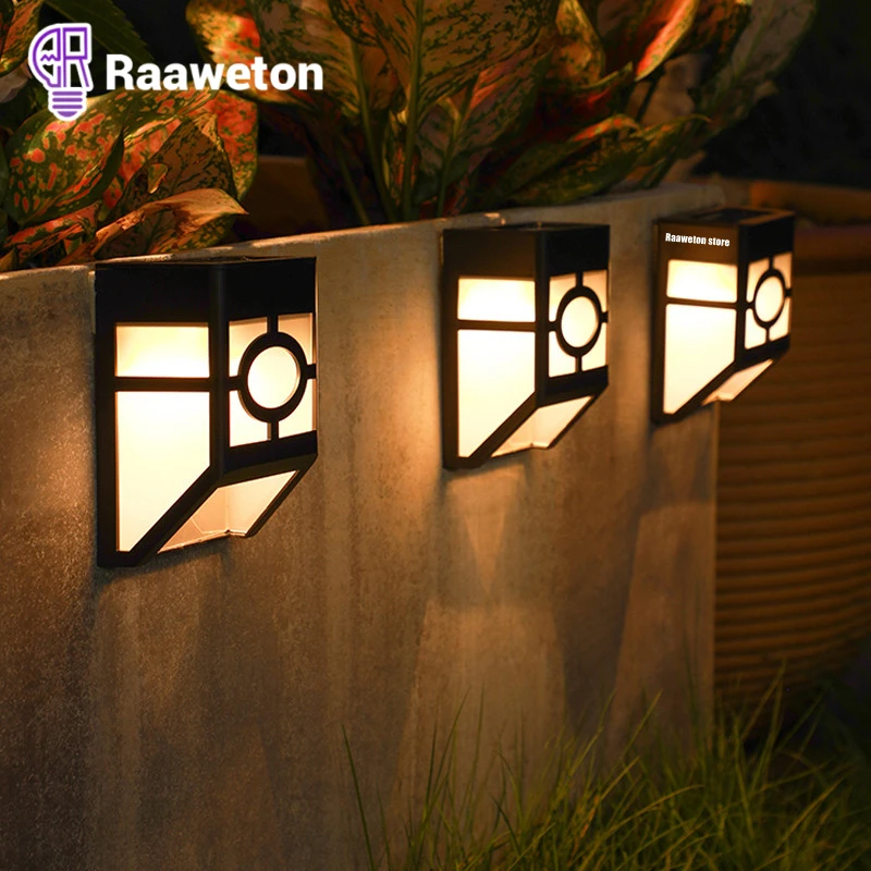 

Solar LED Wall Lamp Outdoor Waterproof Home Decor Lights for Yard Pavilion Patio Light Garden Landscape Solar Outdoor Lamps