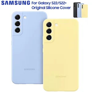 Imported Original Samsung Official Silicone Case Protection Cover For Galaxy S22 S22+ S22 Plus 5G Fashion Cas