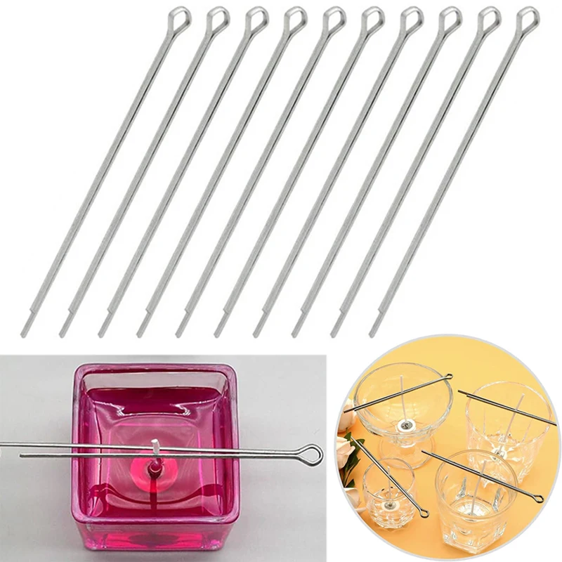 Clip Candle Wick Fixer Stainless Steel Clip Candle Centering