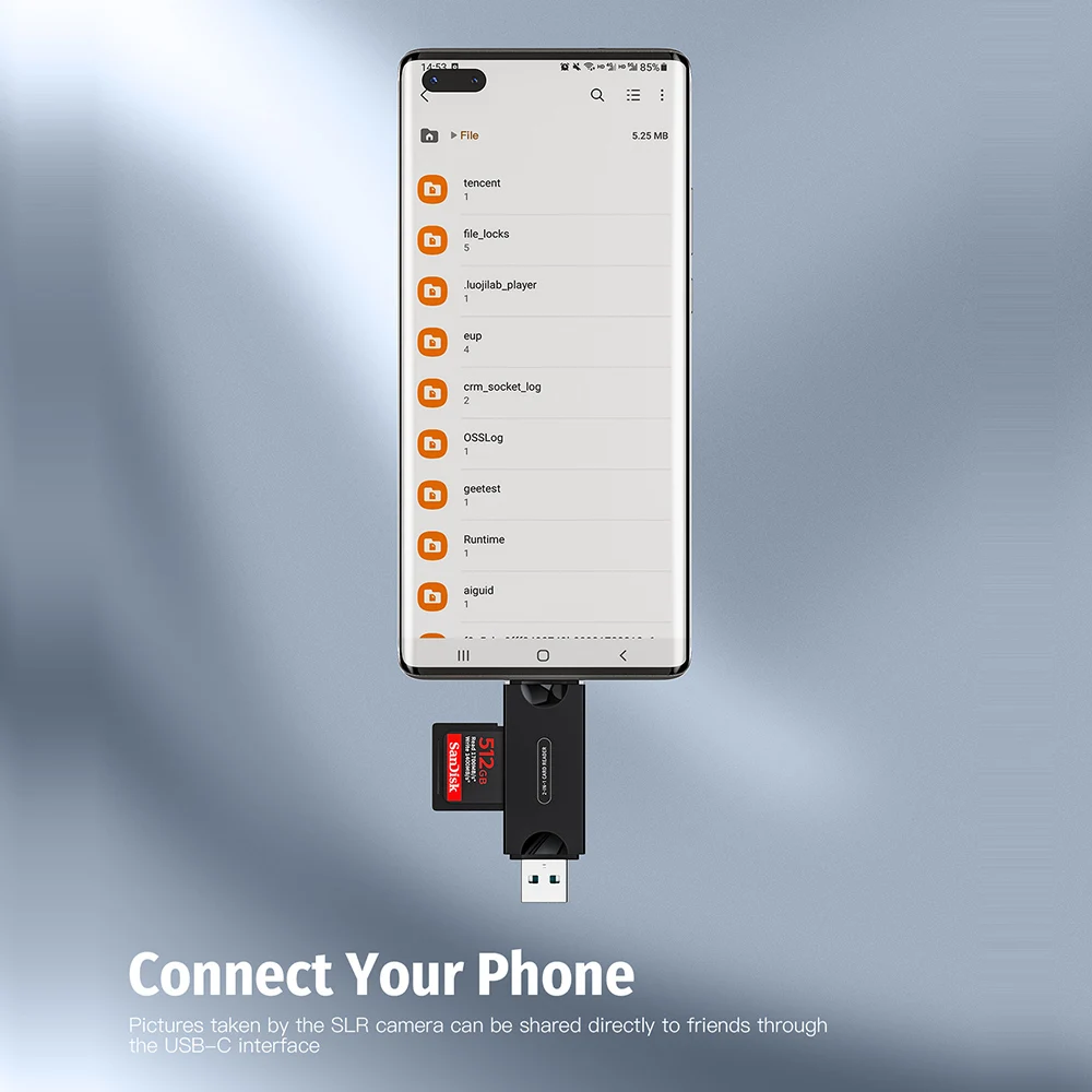 Устройство для чтения карт Micro SD Type C Nano Sim-карты