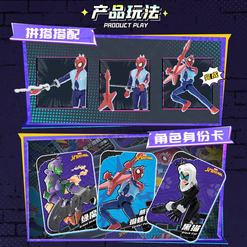 Фото BLOKEES Marvel Hero Building Man Star Edition, шестая серия: Железный человек, Человек-паук, сборная модель, настольное украшение, игрушка, подарок №2