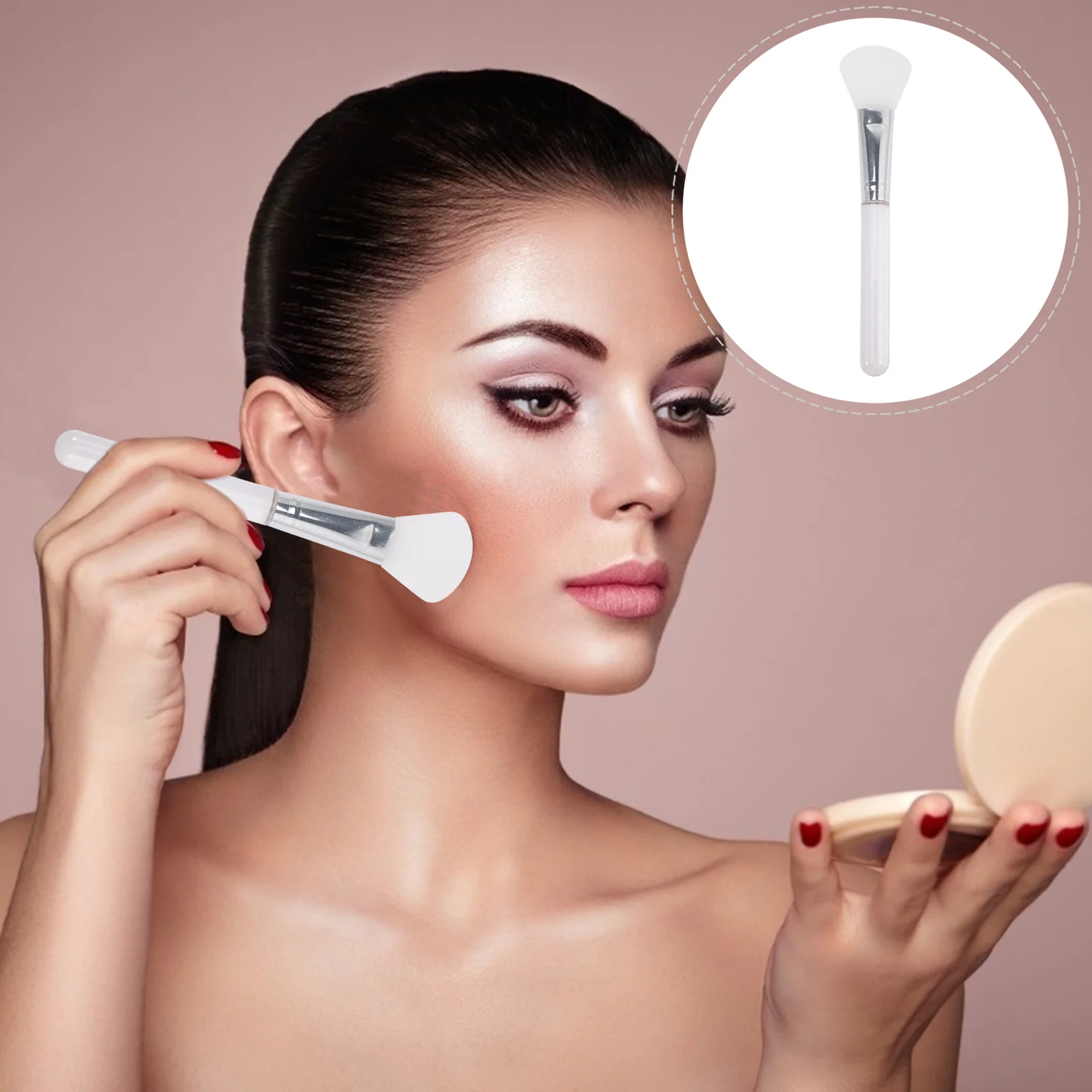 

5pcs Face Mask Brush Silicone Facial Mud Applicator Face Care Tools for