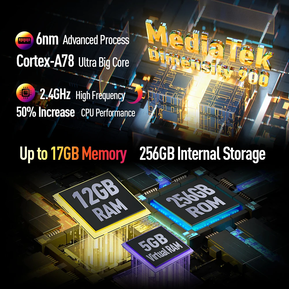 Ulefone Power Armor 18 5G  Rugged Phone 17GB RAM moblie phone 256GB ROM 108MP 66W 9600mAh Android 12 moblie phone Global version