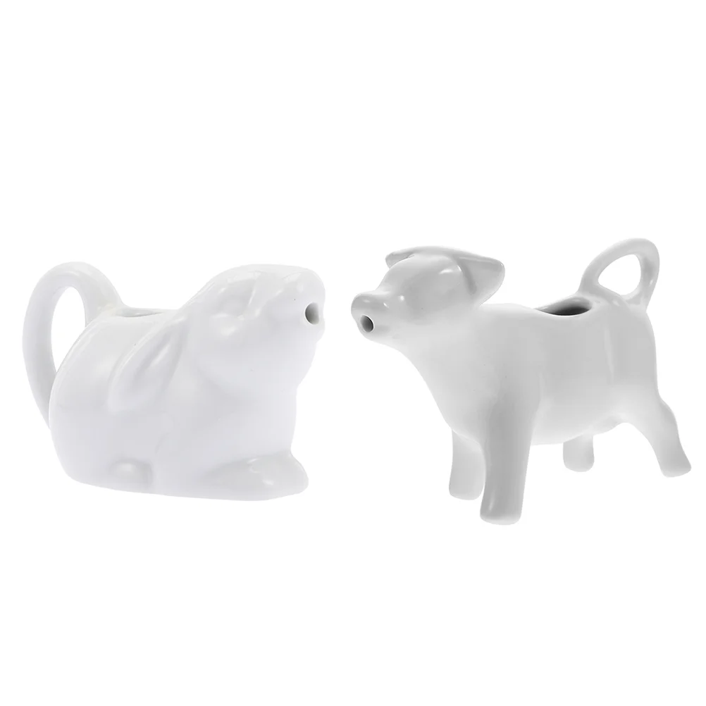 

Creamer Pitcherjug Coffee Ceramic Pourer Sauce Gravy Cow Shaped Animal Cup Dispenser Cups Cream Server Serving Frothing Syrup