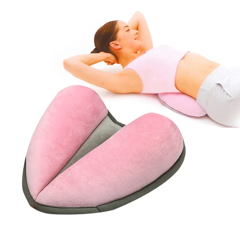 

Hot Sale Japan beautiful belly waist pillows velvet yoga pillow relieve waist pressure and abdomen cute pillow Multicolor