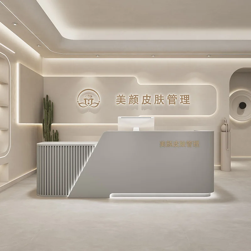 Стойка регистрации на приемнике стойка для медицинской выставки мебель подъезды