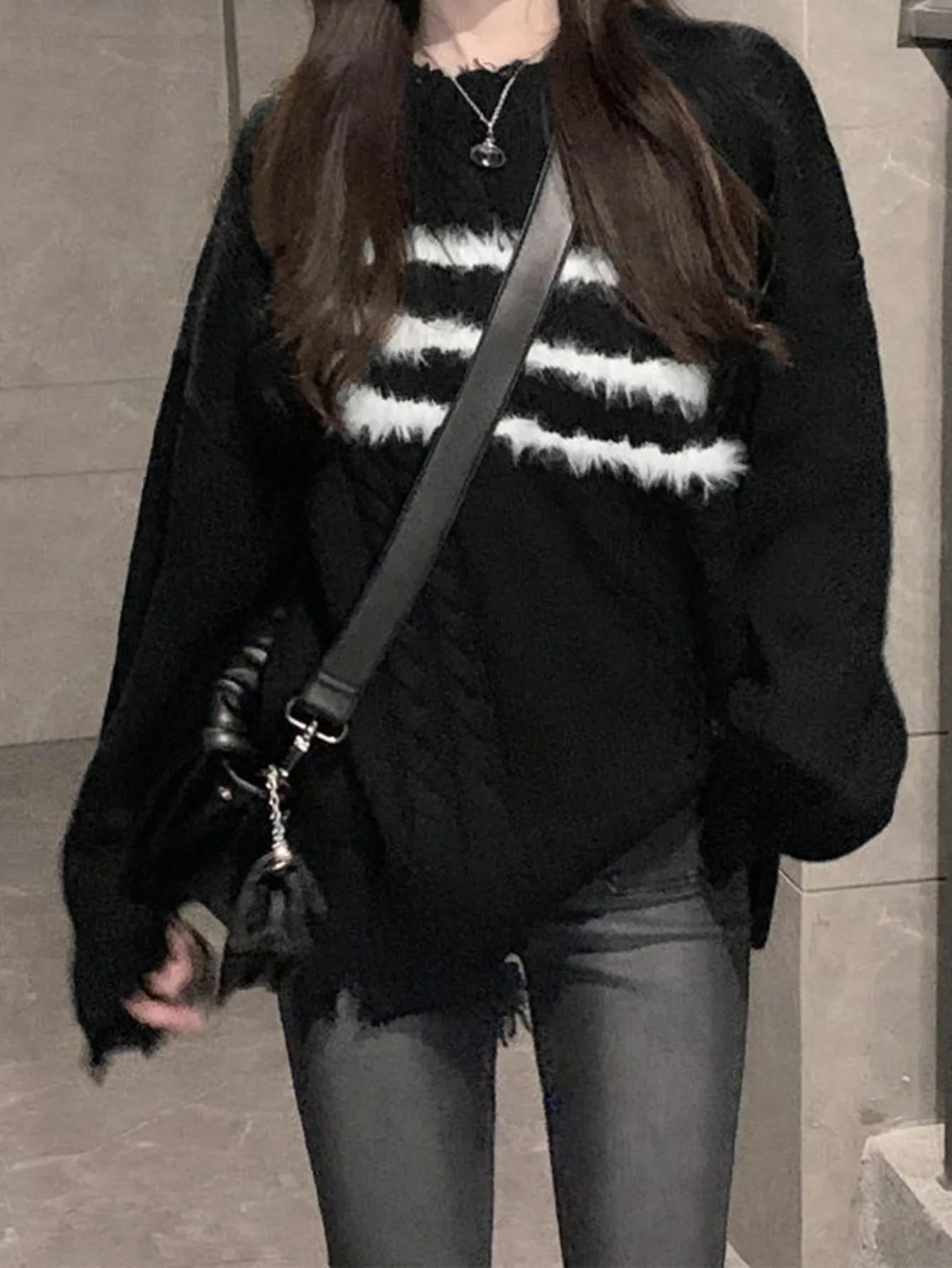 Южная Корея Dongdaemun шикарный осенне-зимний американский ретро универсальный