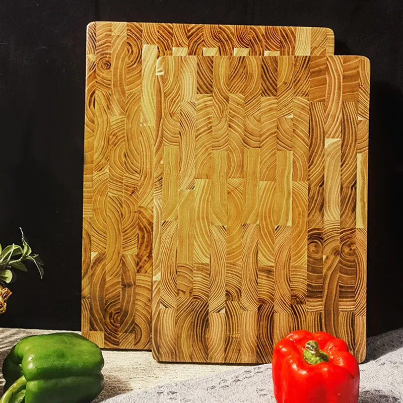 

Teak board, hand polished, natural splicing, large high-quality wooden board, kitchen tools，Solid wood vegetable board