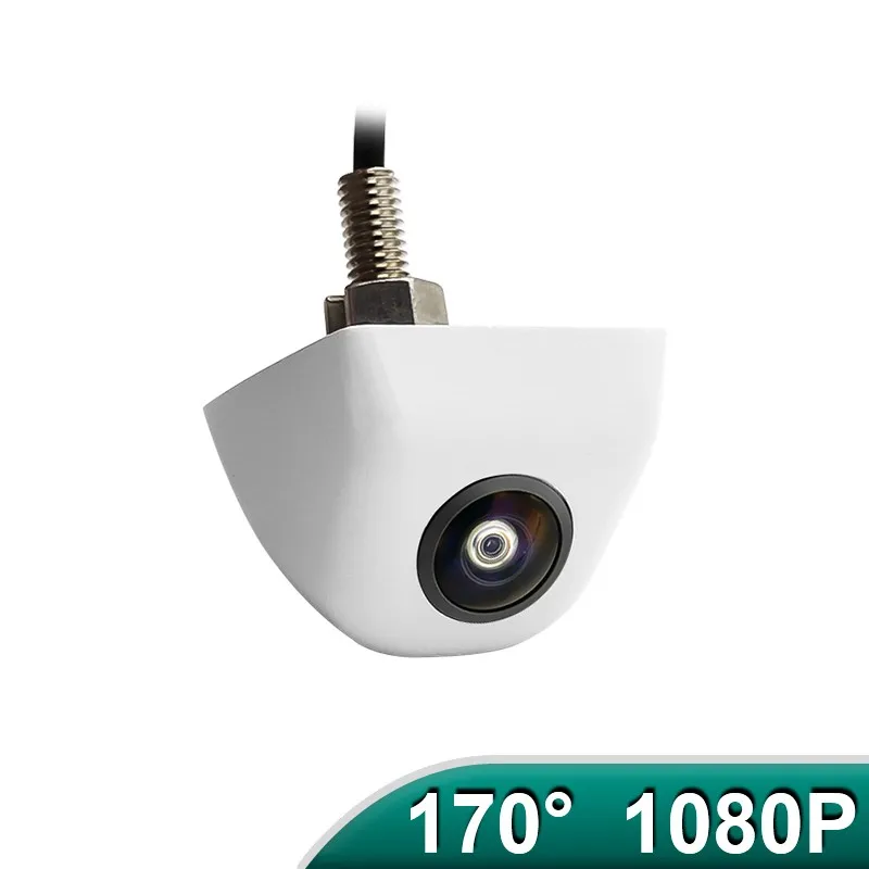

MeyRton 170 Degree AHD 1920x1080P White Vehicle Rear View Camera Metal Body Car Reverse Fisheye Lens Camera