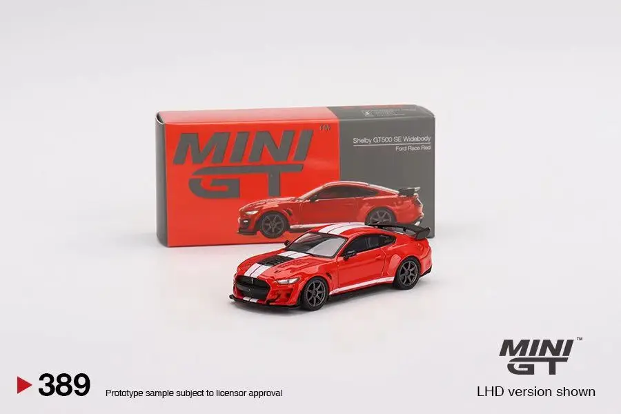

Модель автомобиля из красного сплава 1:64 MINI GT Shelby Mustang GT500