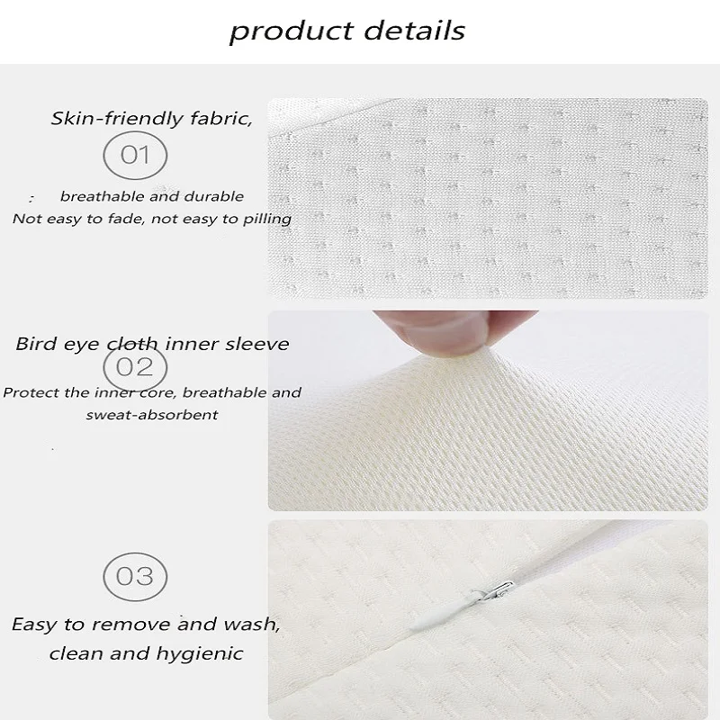 Подушка для сна подушка шеи из бамбукового угля с эффектом памяти Ортопедическая