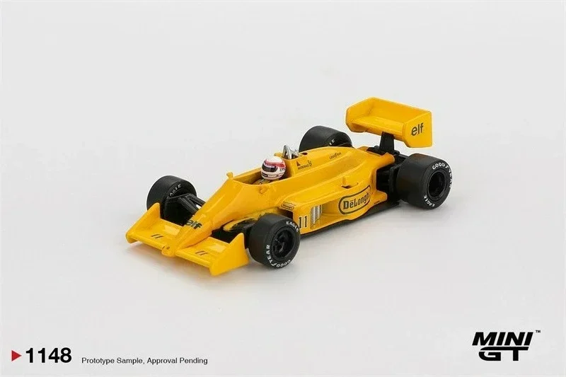 Фото Миниатюрная модель автомобиля MINI GT 1:64 NO.11 99T Сатору Накадзима, Гран-при Монако 1987 года, литая под давлением, коллекционный подарок №2