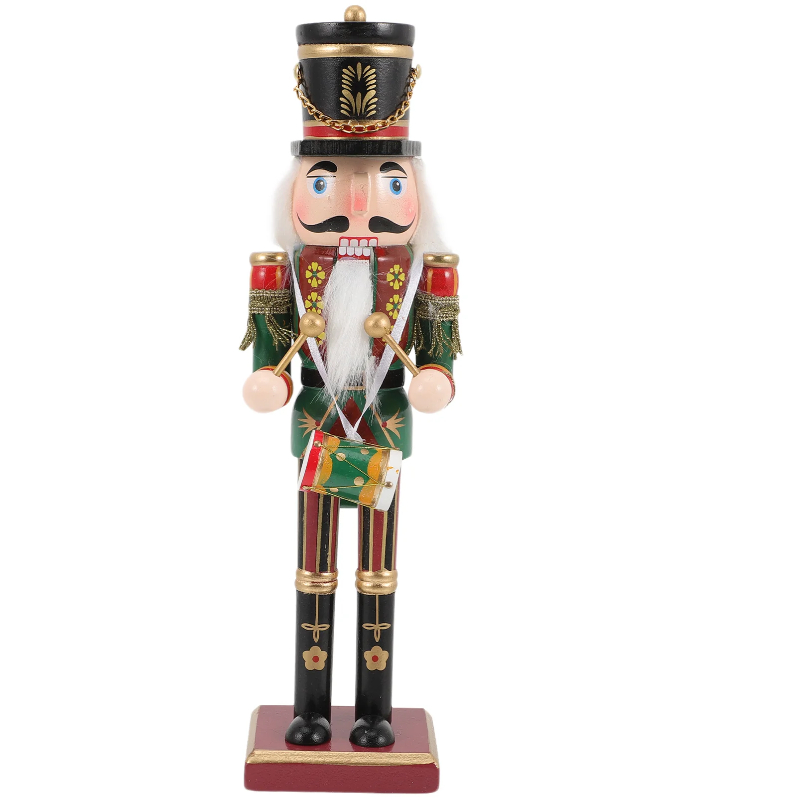 

Nutcracker Soldier Christmas Wooden Nutcrackers Wood Decoration Ornament Statue Table Decor Desktop Soldiers Figures Puppet