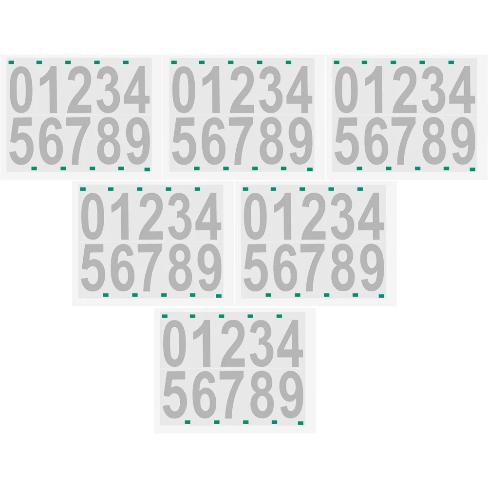 

Garbage Can Mailbox Sticker Number Stickers Planners Decals Small Vinyl Numbers