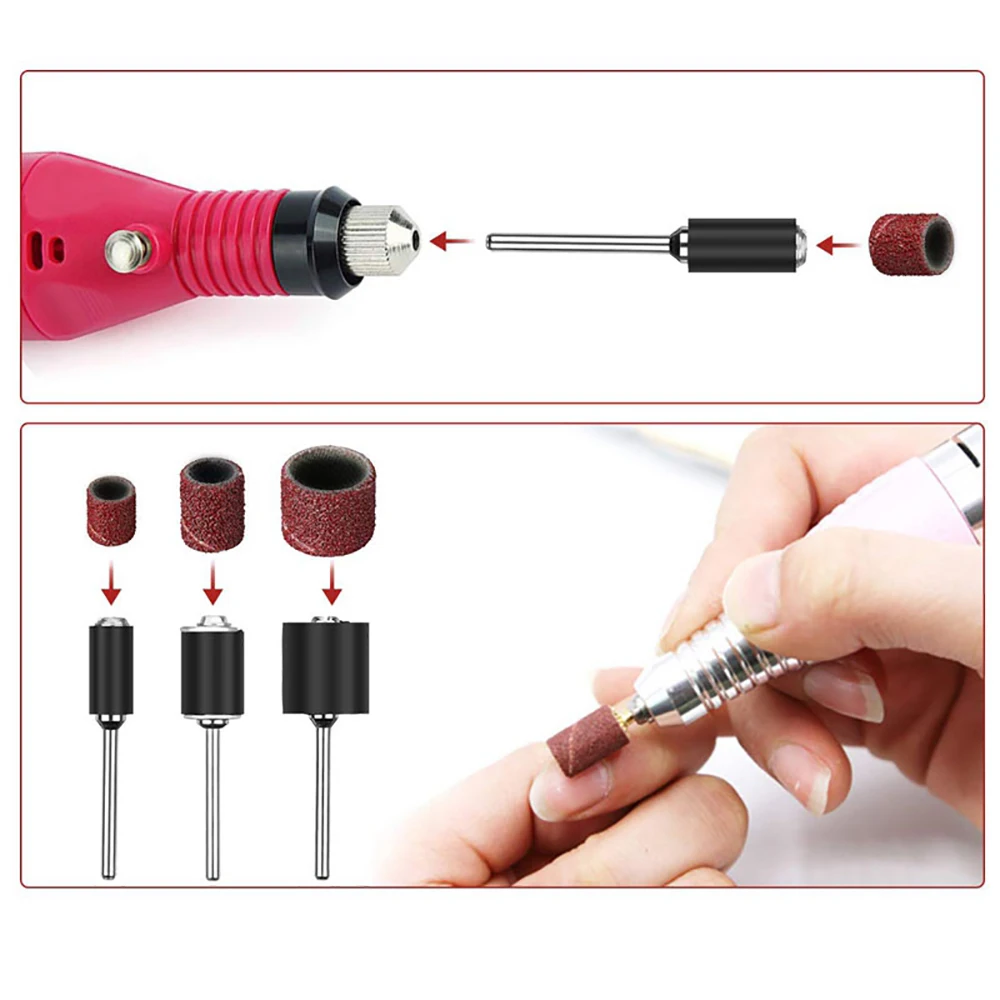 307/384 шт. шлифовальные ленты втулка барабана зернистость 80–600 оправка вращающийся