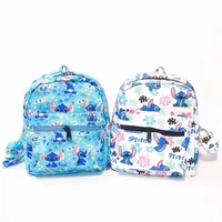 disney stitch anime backpack waterproof children backpack cute girl bag