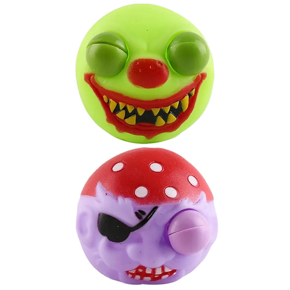 

2pcs Squeeze Toys Funny Squeeze Toys Eyeball Outwards Squeeze Toys Relieve Anxiety Pressure Toys