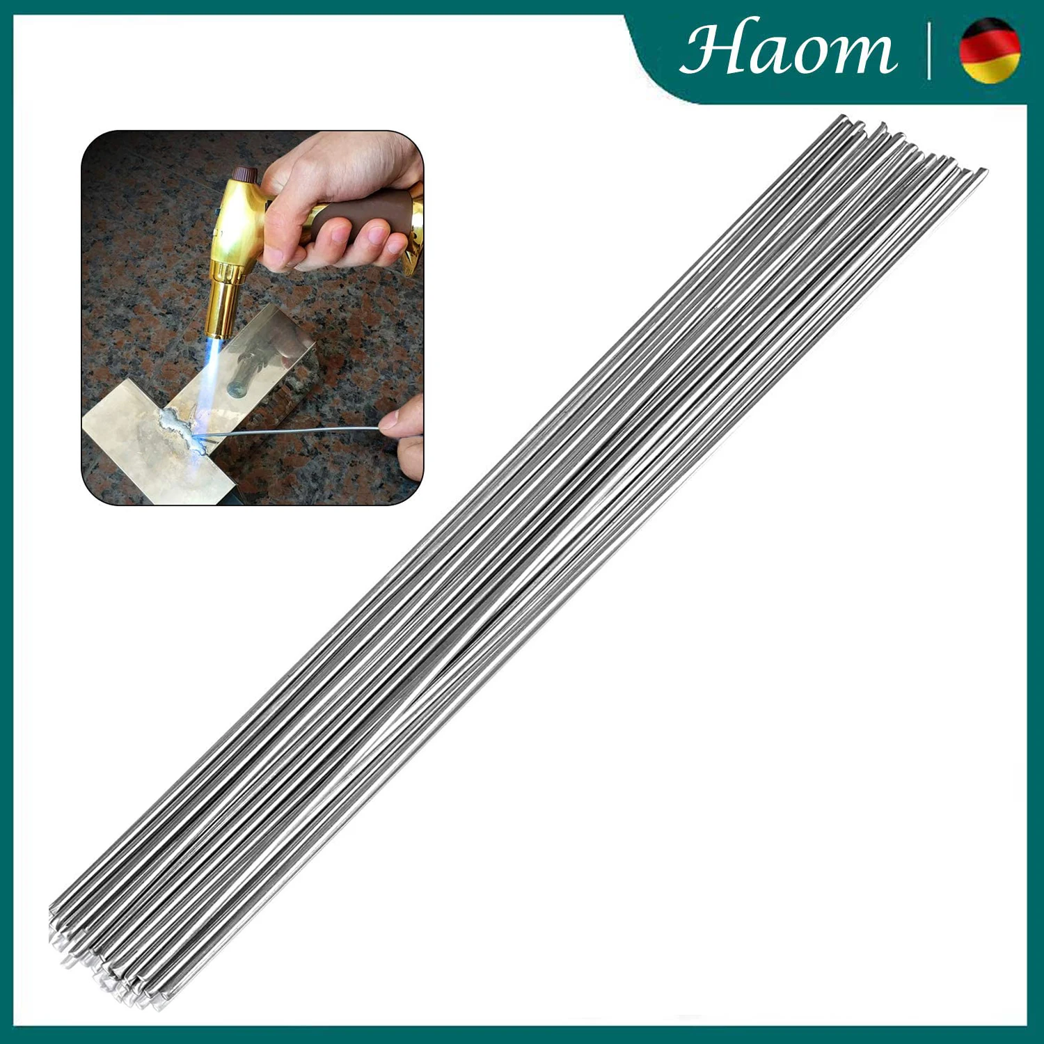 

10-50pcs Welding Rods No Need Solder Powder Aluminum Welding Rod 1.6/2mm Brazing Low Temperature Aluminum Solder Soldering Rod