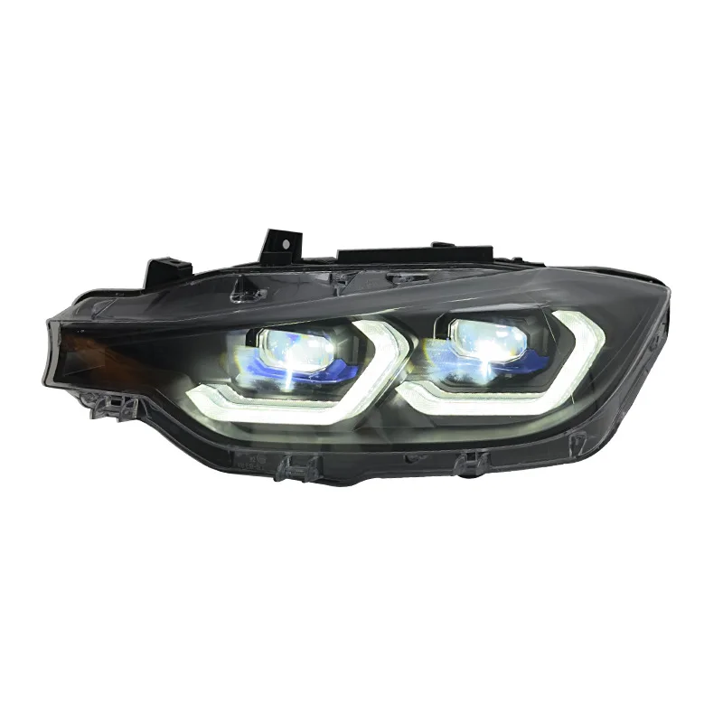 Фото Для BMW 3 серии F30 F35 2013-2015 2016 2017 2018 светодиодные фары DRL Angel Eye проектор линзы автомобильные ксеноновые лампы аксессуары №5