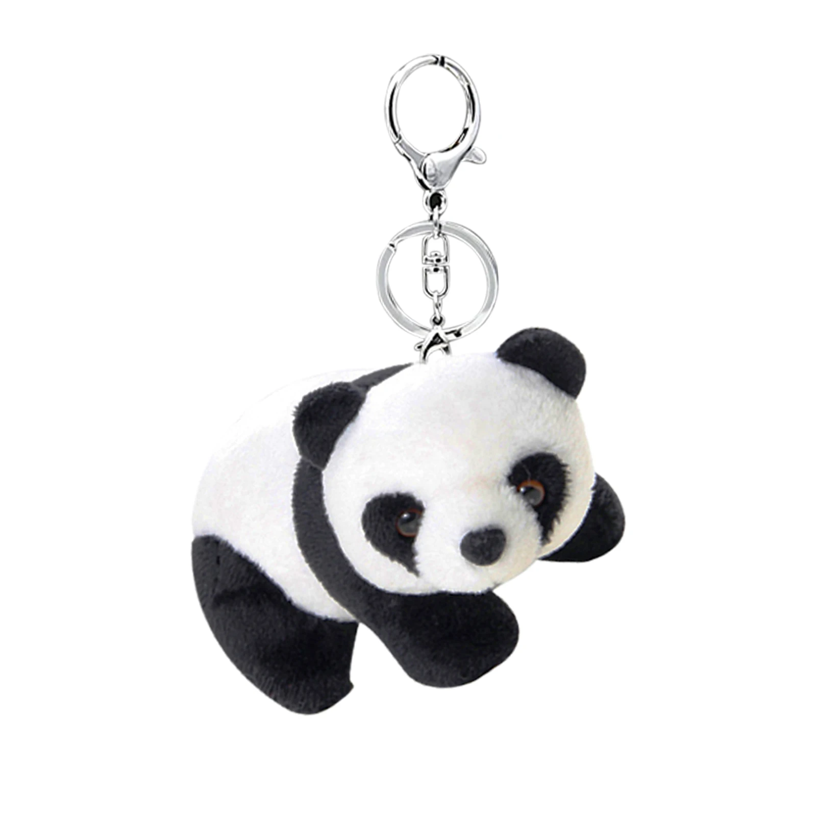 

Plush Panda Keychain Cartoon Panda Pendant Backpack Handbag Pendants Soft Kawaii Keychains Car Bag Keyrings Birthday Gifts