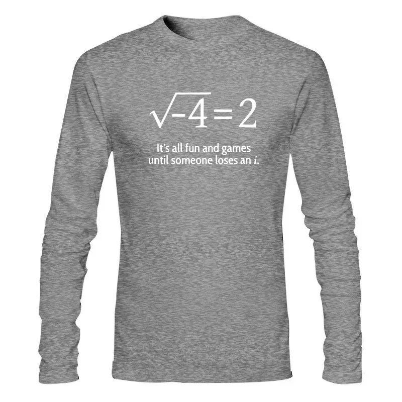 

Man Clothing New Someone Loses An I: Funny Math T-Shirt