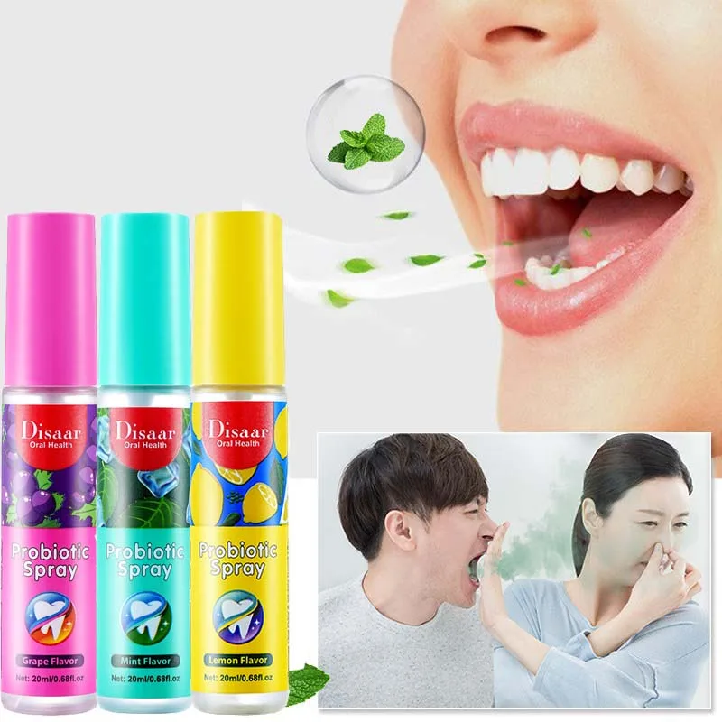 Portable Breath Freshener Spray Mouth Freshener Remove Smoke Smell Bad Breath Oral Odor Treatment Fresh Breath Lasting Oral Care