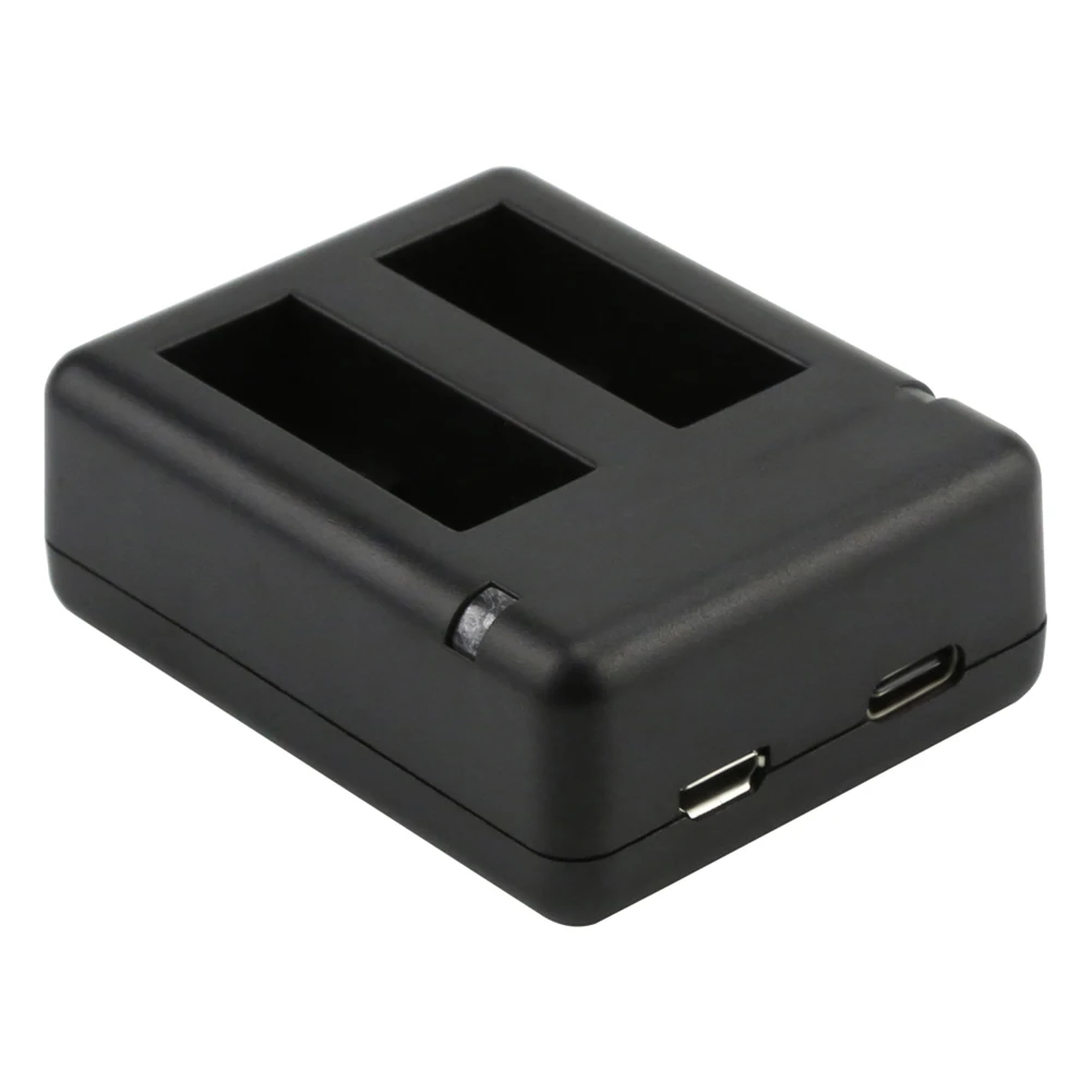 

Для GoPro Hero9 Black Dual Battery Charger w/ USB Type C + Micro USB входной порт