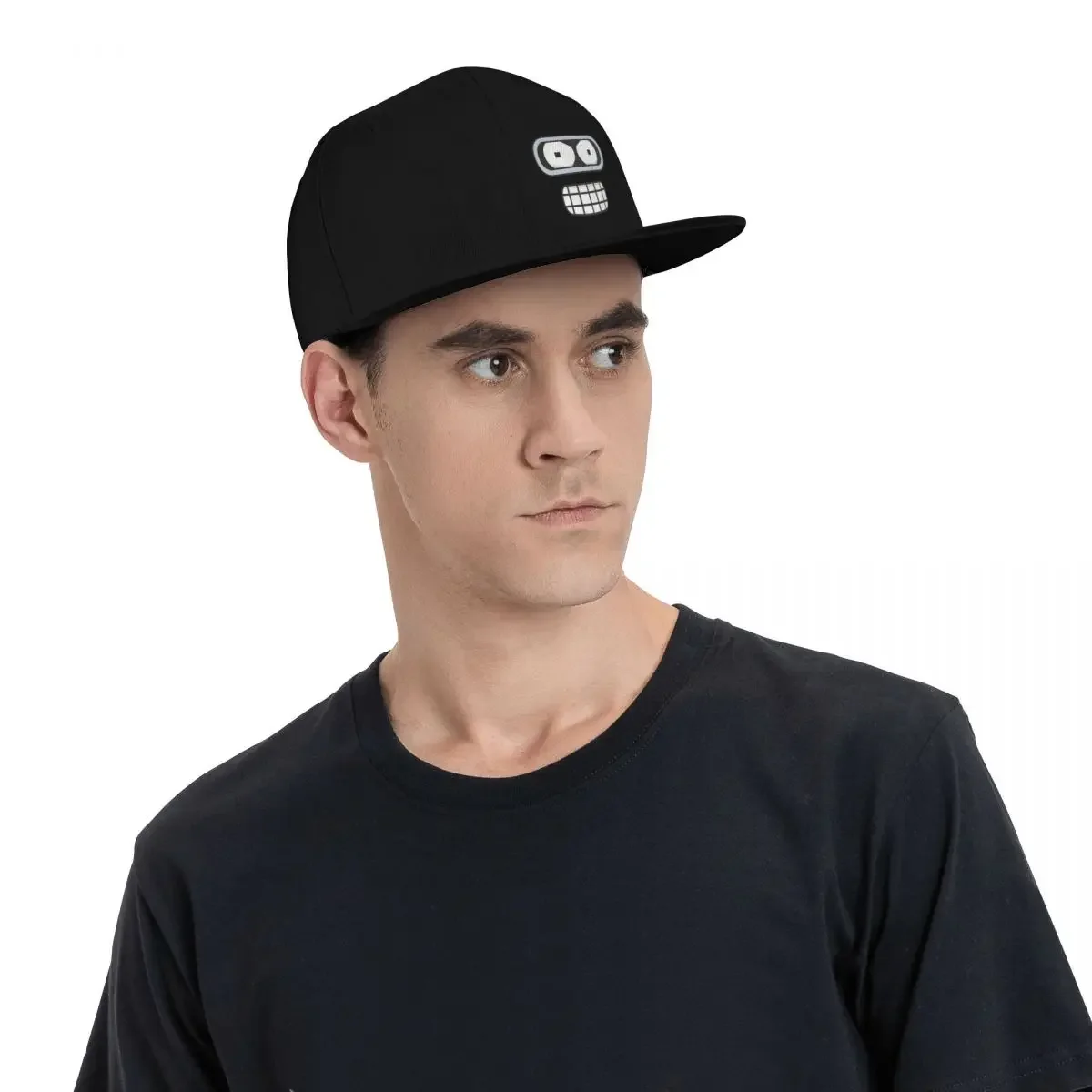 Фото Бейсбольные кепки Bender's Face Snapback Мужчины Женщины Шляпы CasualCap Хип-хоп Бейсбольная кепка Casquette №2