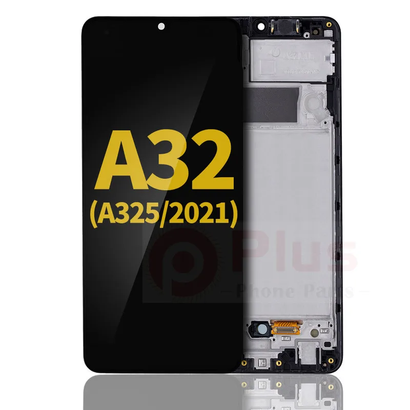 

AMOLED Display Assembly With Frame Replacement For Samsung Galaxy A32 (A325/2021) (Refurbished) (Awesome Black)