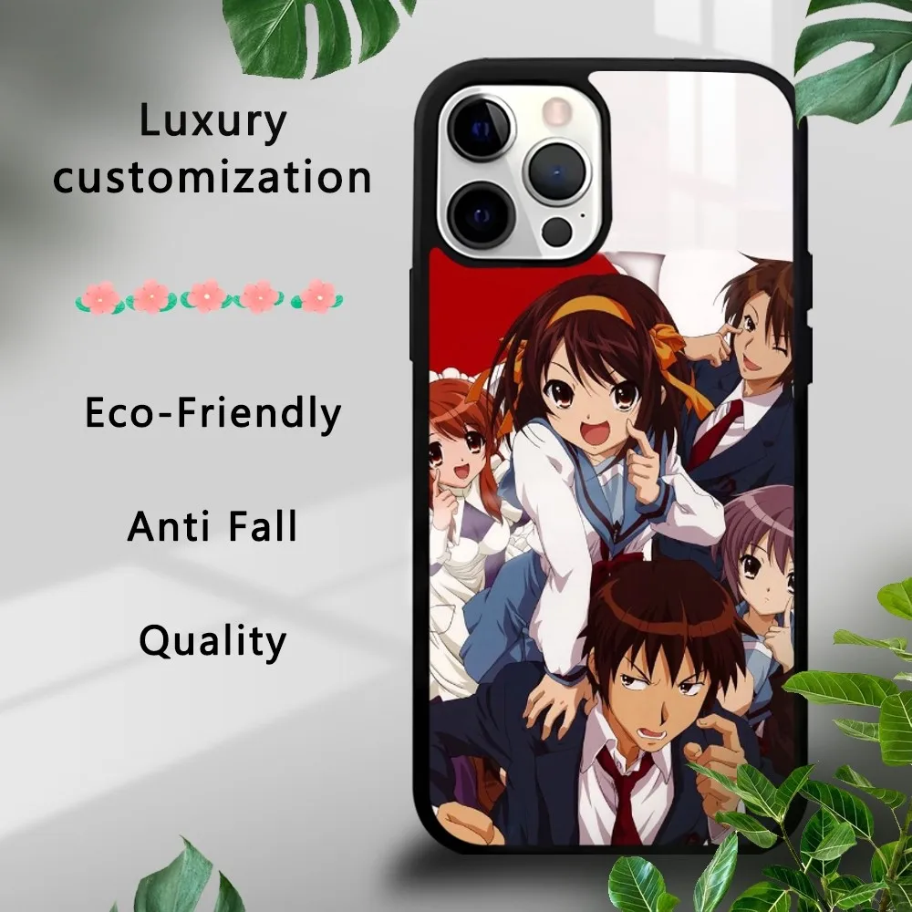 Чехол для телефона HaR-uhi SuZ-umiya's melA-ncholy iPhone 16 15 14 13 12 11 Pro Xs Max Mini Plus Celulares Hard Funda