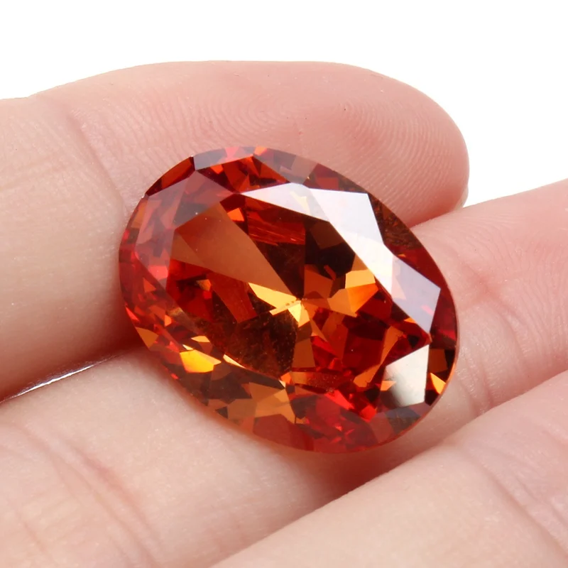 

Незагреваемый сапфир шампанского 13x18 мм 18,38 карат, алмазная овальная огранка, незакрепленный драгоценный камень, алмазная бижутерия, свадебные декоративные поделки