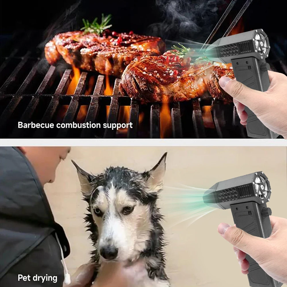 Вентилятор с силовым дисплеем и бесщеточным мотором 140000 об/мин