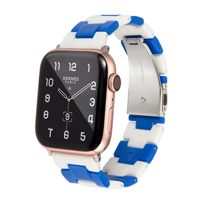 Ремешок полимерный для apple Watch 7 6 5 4 band 42 мм 38 мм, прозрачный браслет для iwatch 7 series 6 5 4 3, 45 мм 41 мм