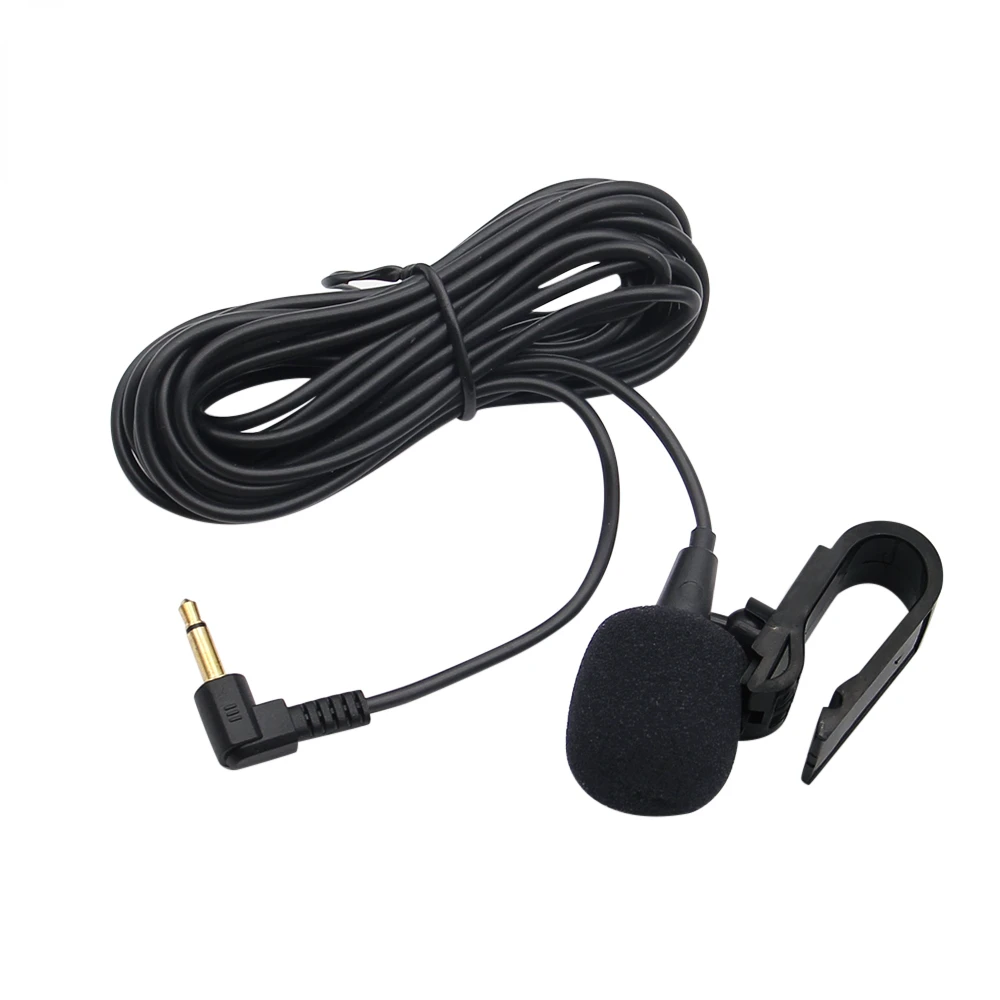 

Stereo surround3M Car Audio Microphone 3.5mm Clip Jack Plug Mic Stereo Mini Wired External Microphone for GPS Auto DVD Radio Pro