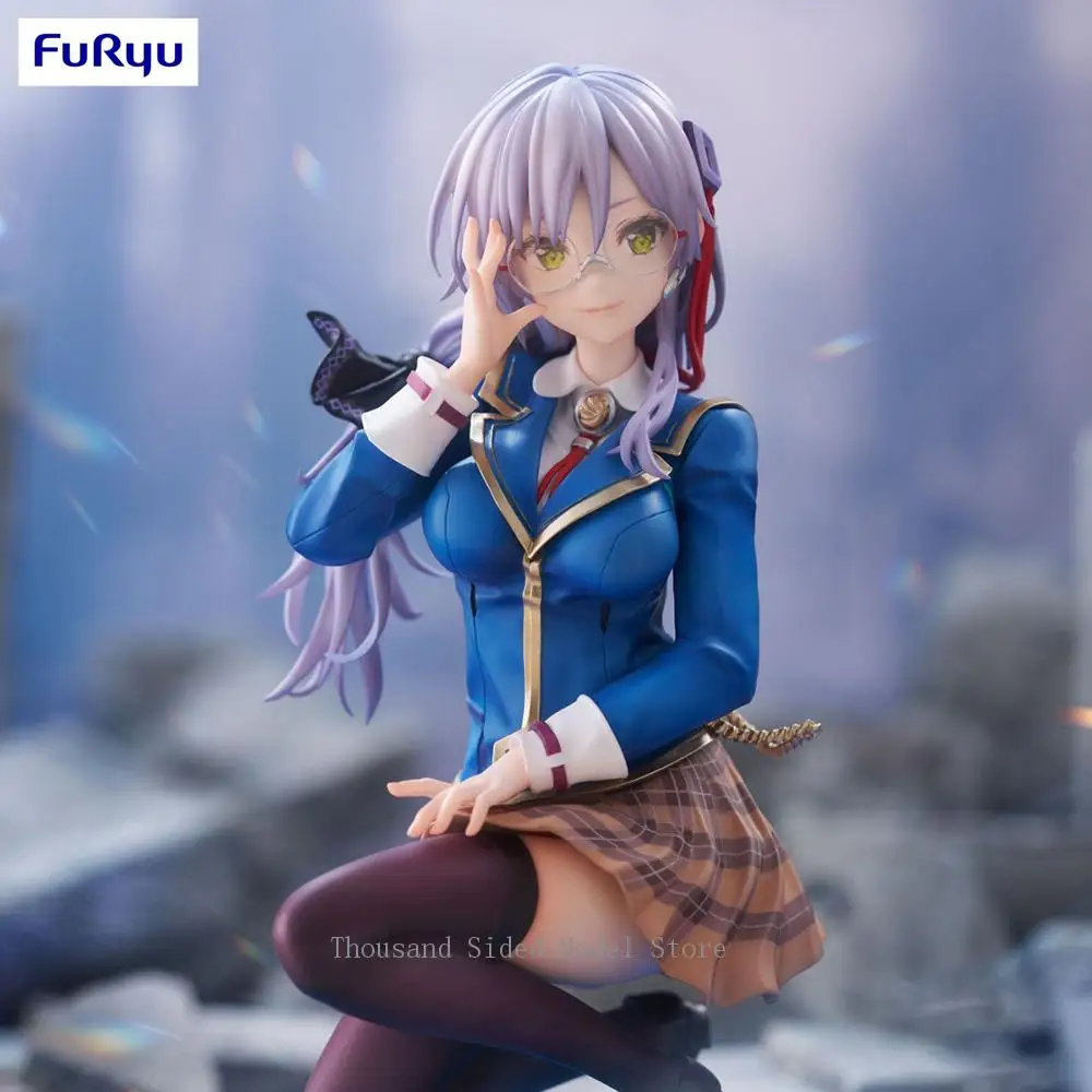 Фото В наличии Оригинальная коллекционная фигурка FuRyu Trio-Try-iT Heaven Burns Red Изуми Юки, 13 см, модель для аниме-фанатов, подарок №3