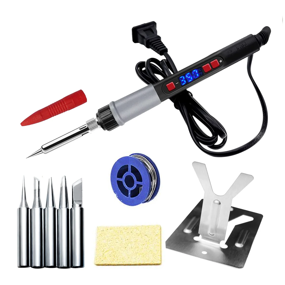 

Solder Tips Kits Iron Soldering And With Quality Adjustable Soldering Electric Iron Temperature Iron