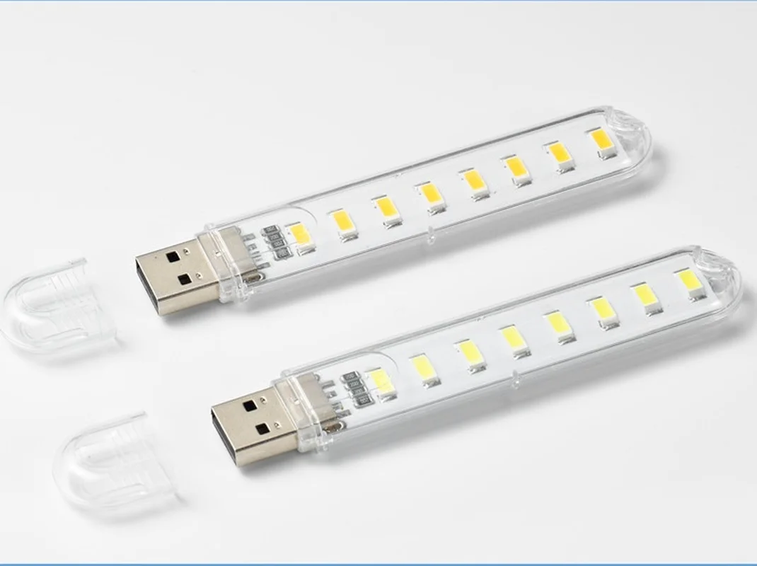 

Портативный USB-светильник для чтения, 5 в пост. Тока, 8 светодиодов