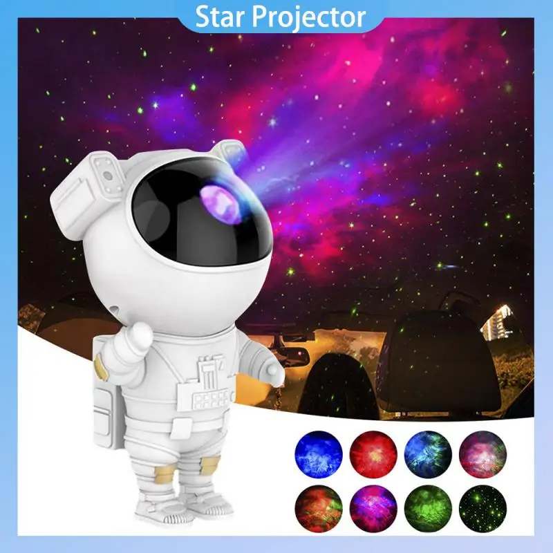 

Galaxy Star Projector Starry Sky Night Light Astronaut Lamp Home Room Decor Decoration Bedroom Decorative Projection Luminaires