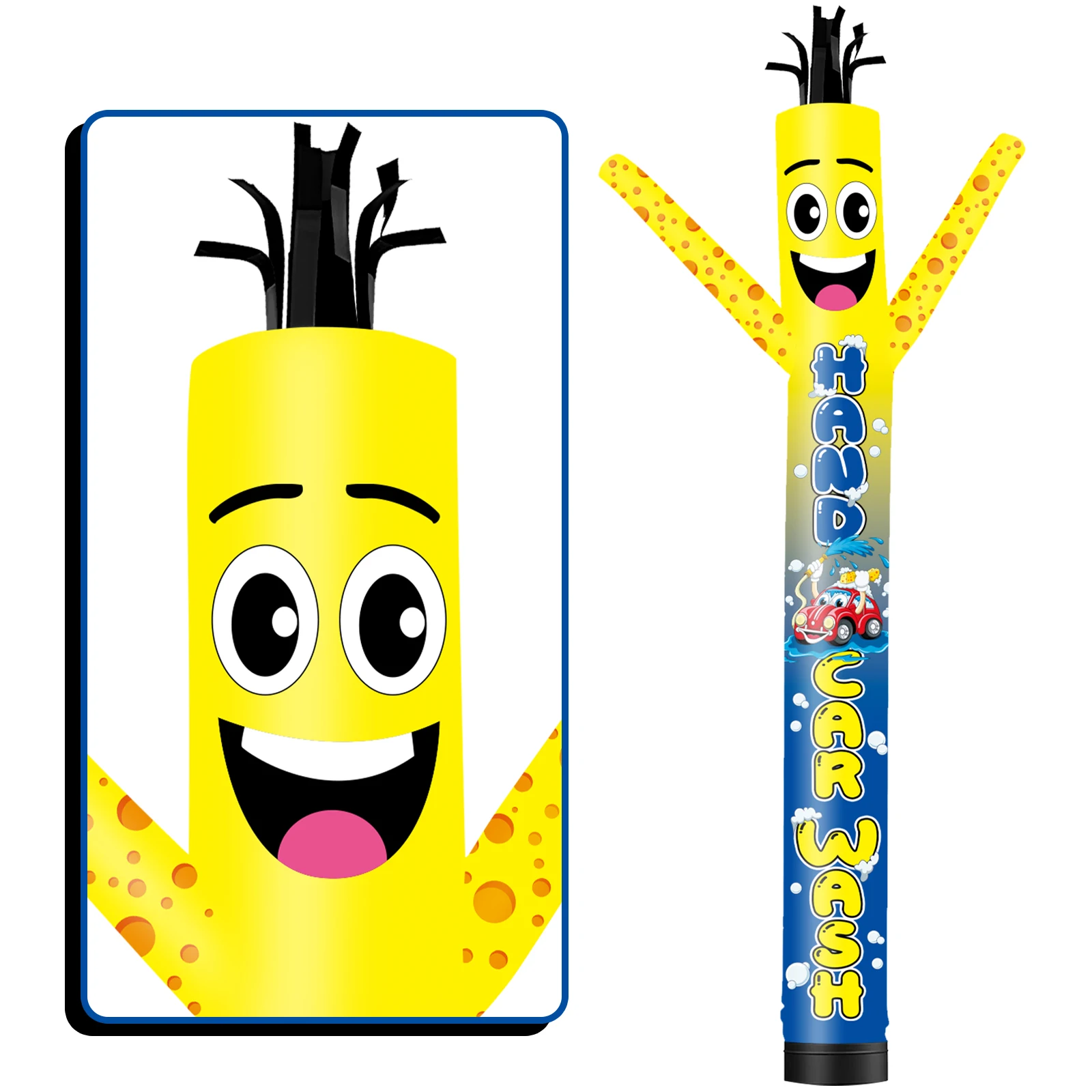 6/10/15/20 футов высокий надувной танцевальный парень для ручной мойки наружного