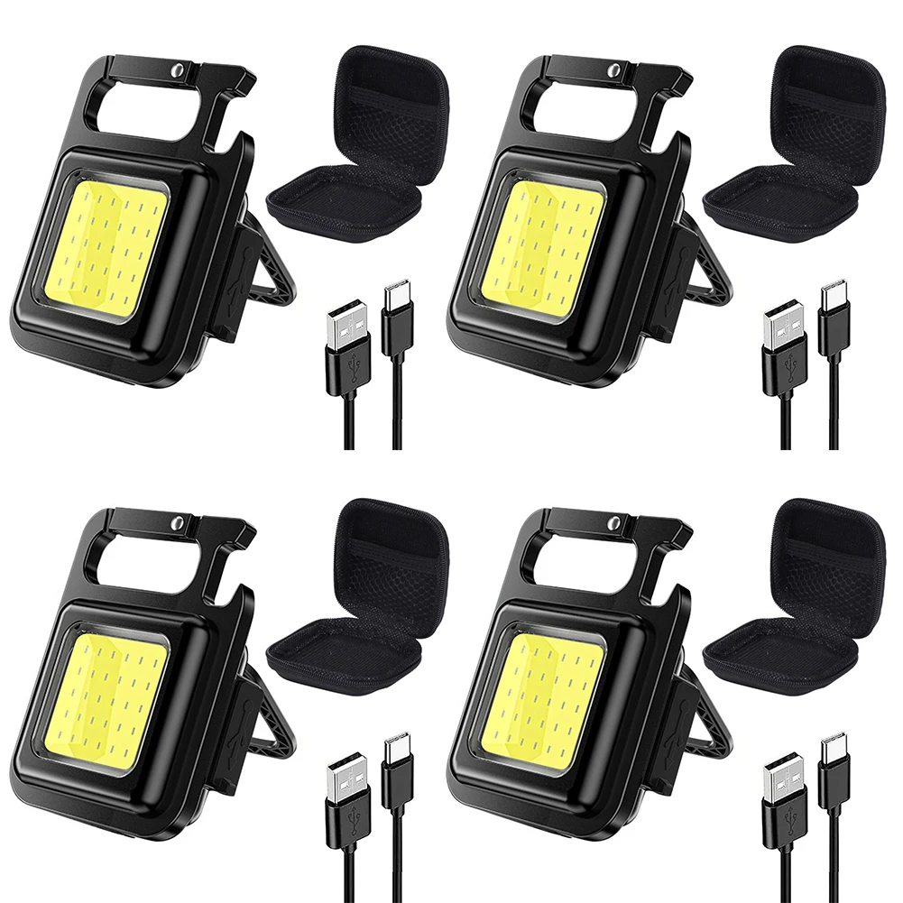 

Портативный штопор с мощным рабочим светом и зарядкой от USB светильник, водонепроницаемый мини-брелок с 4 светильник Мами освещения для рыба...