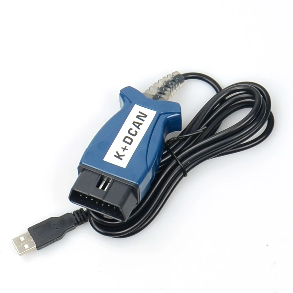 Фото Горячая Распродажа для BMW K + DCAN FTDI 9241A с переключателем K DCAN OBD 2 OBD2 для адаптера BMW №2