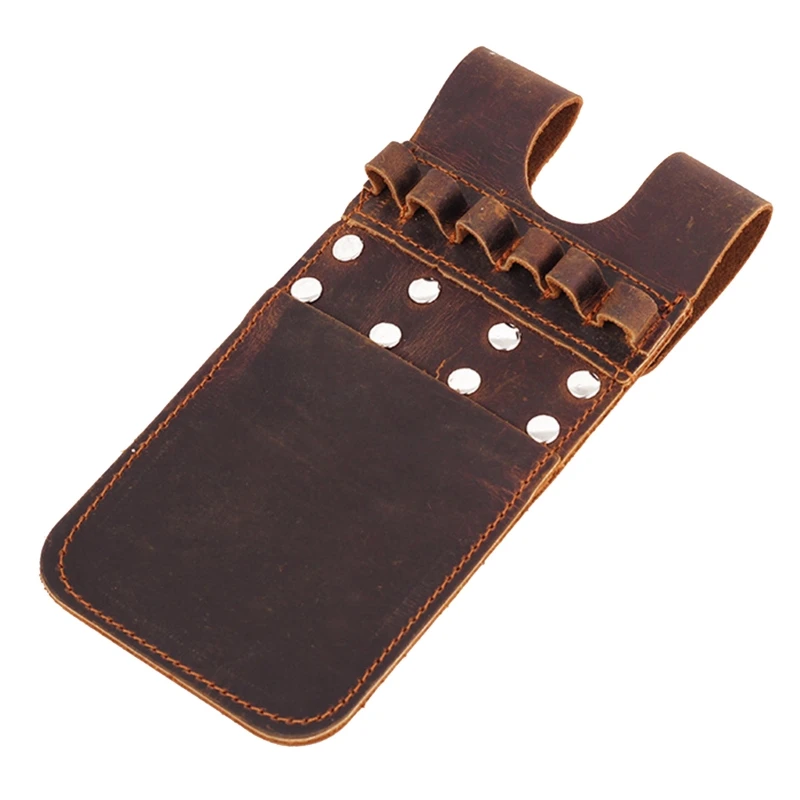 

Portable Pocket Arrows , Durable Cowhide Arrows Storage Hip Pocket for arrow Waist