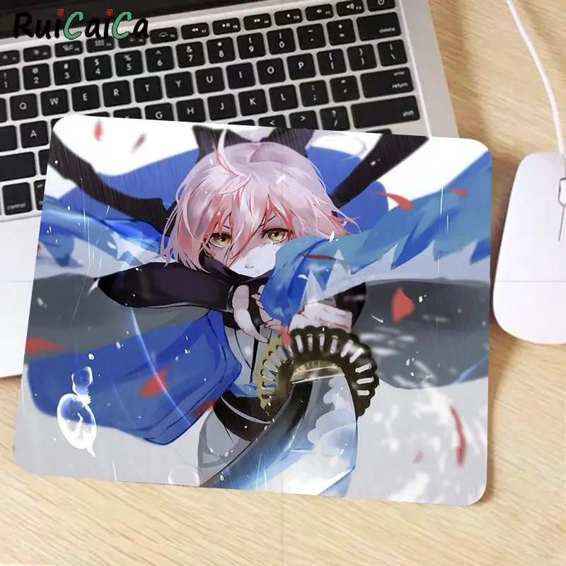 RuiCaiCa собственные коврики Fate Grand Order Okita Souji компьютерные игровые для мыши лидер