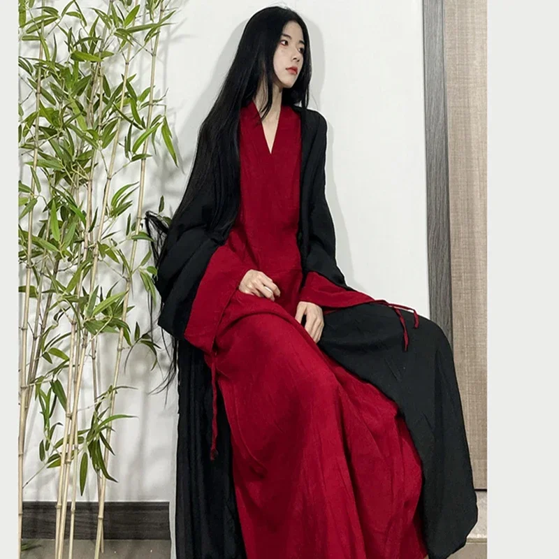 Халат-кимоно Han Element с большими рукавами для женщин и мужчин одежда унисекс