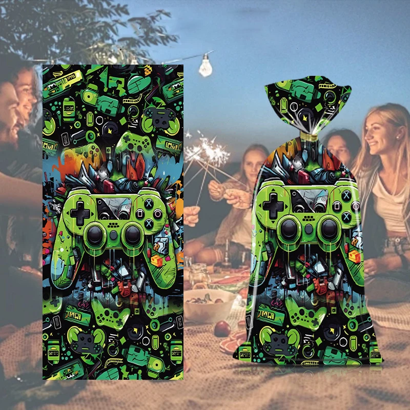 50 видеоигр вечеринки подарочные пакеты пластиковые для печенья конфеты детские