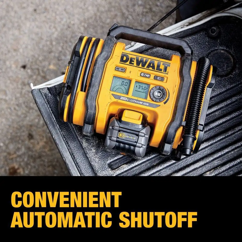 Фото DEWALT DCC020IB 20 В MAX * Проводной/беспроводной воздушный насос 20 В Литиевые электроинструменты 160PSI №4
